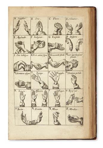 [BULWER, JOHN.]   Chirologia; or, The Naturall Language of the Hand . . . Whereunto is added, Chironomia.  1644